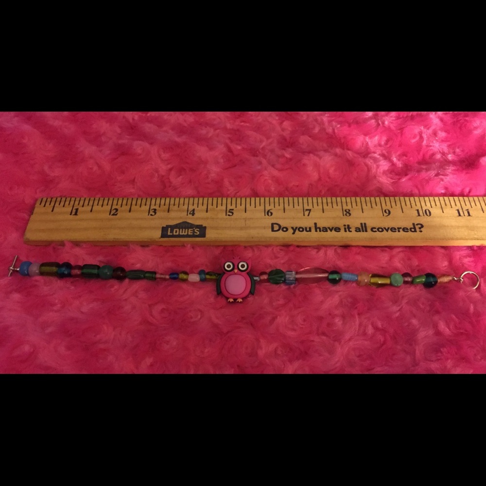 Handmade  Girls Glass Bead Necklace